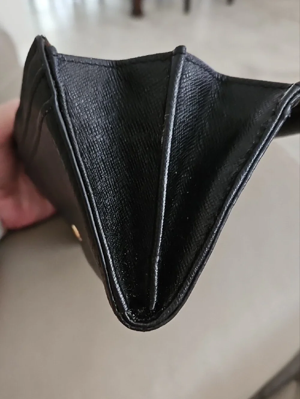 Michael Kors Black Leather Logo Wallet